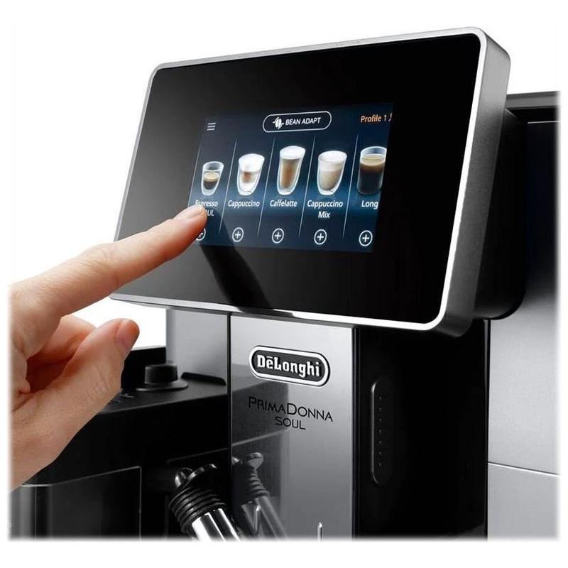 Máy Pha Cà Phê Tự Động DELONGHI ECAM 610.55.SB, Máy Pha Cafe, Espresso, Cappuccino, Model Mới Nhất, Nhập Đức