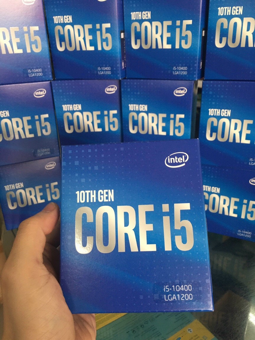 CPU Intel Core i5-10400 (2.9GHz turbo up to 4.3GHz, 6 nhân 12 luồng, 12MB Cache, 65W) - Socket Intel LGA 1200 - Hàng chính hãng Viễn Sơn phân phối