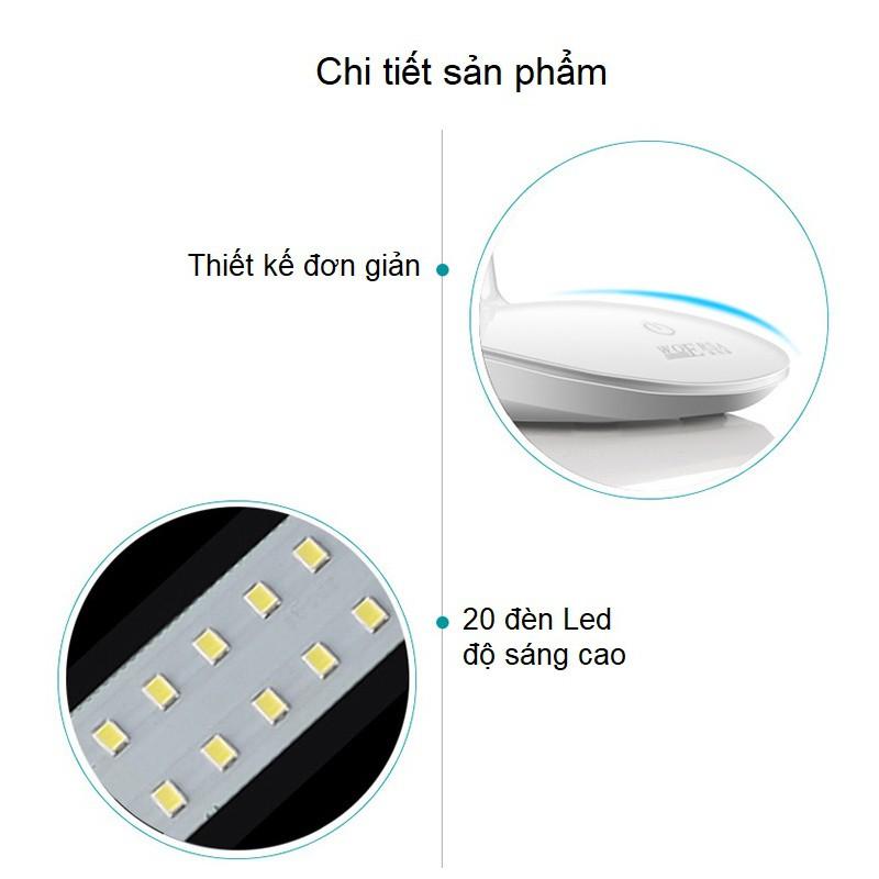 Đèn led để bàn cảm ứng cắm USB WS-601