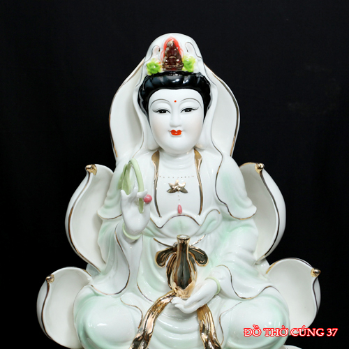 TƯỢNG QUAN ÂM MEN SỨ - SEN