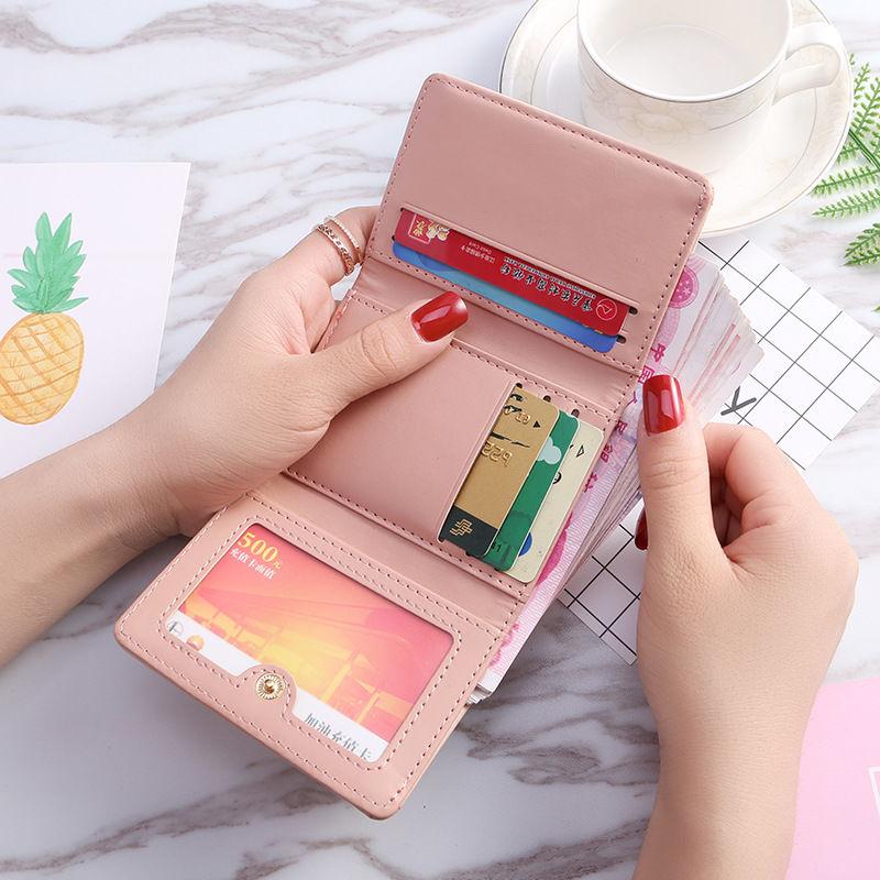 Women's Short Folding Wallet Simple Mini Wallet