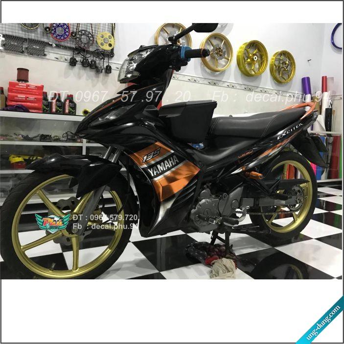 Tem Rời Exciter 135 Cam đen crom