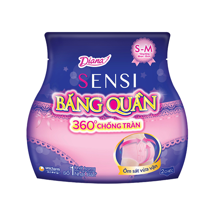 Combo 3 Băng vệ sinh Diana Sensi băng quần size S-M-1909