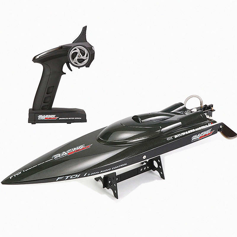 Tàu Cano Điều Khiển Từ Xa FT011 siêu tốc Racing Boat Fei lun 55km/h cao cấp High Speed