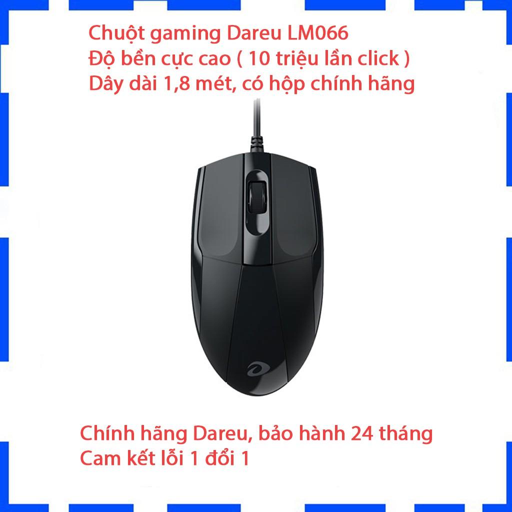 Chuột Dareu LM103- Màu đen - Hàng chính hãng