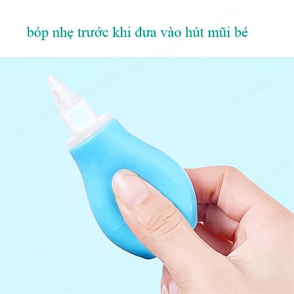 Bơm Hút Mũi BA BUU Silicone Cầm Tay Tiện Dụng Cho Trẻ Em và Trẻ Sơ Sinh