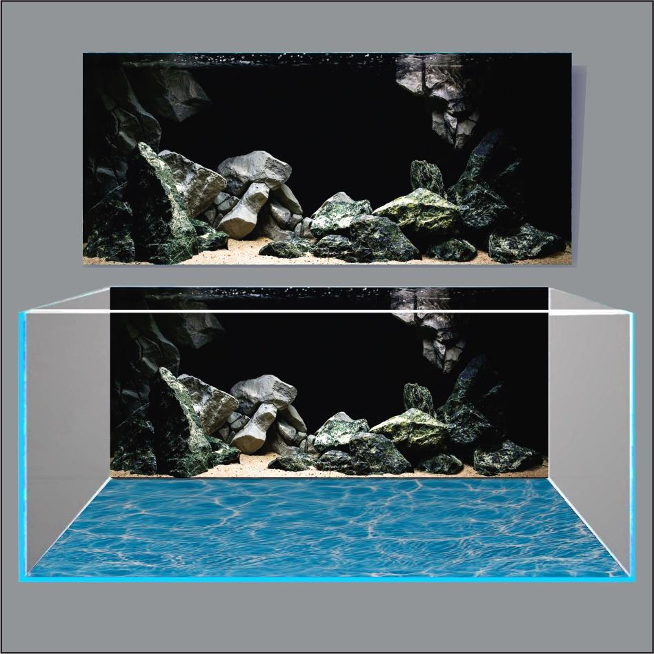 TRANH THỦY SINH DÁN HỒ CÁ 3D NEW DESIGN