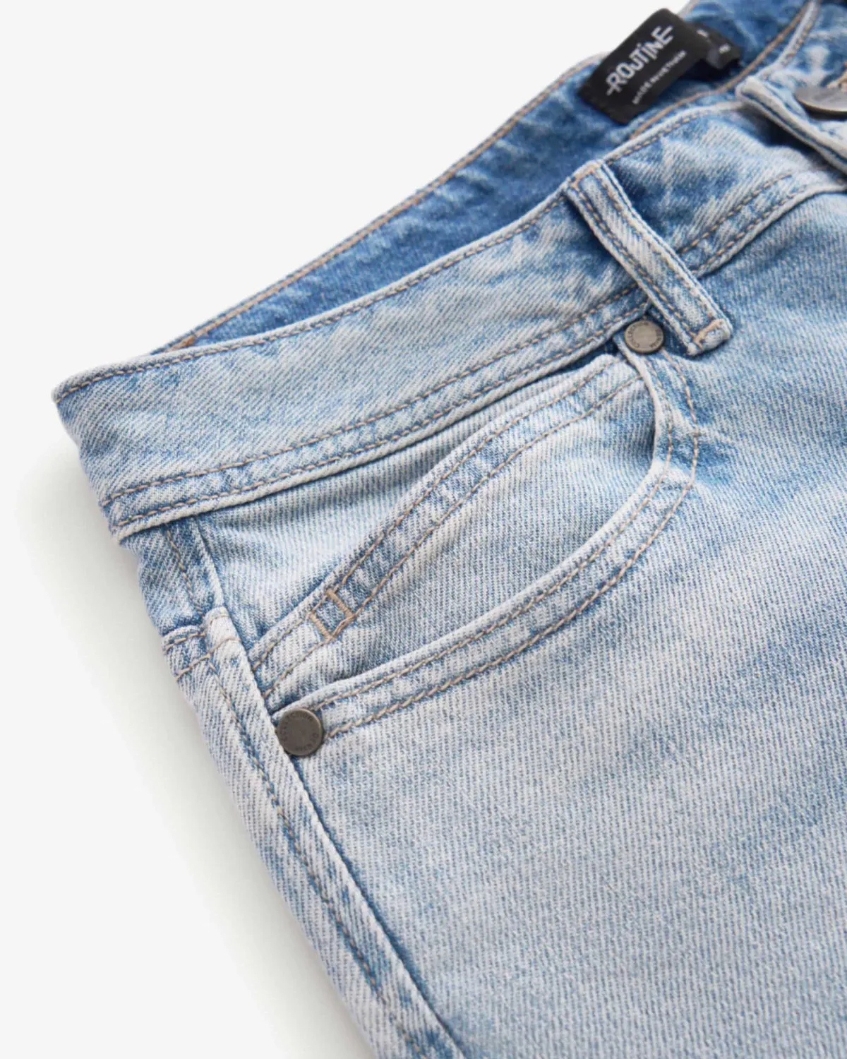 Quần jeans nam ống Suông . Form Straight cropped - ROUTINE 10F24DPA018 | ROUTINE CÀ MAU