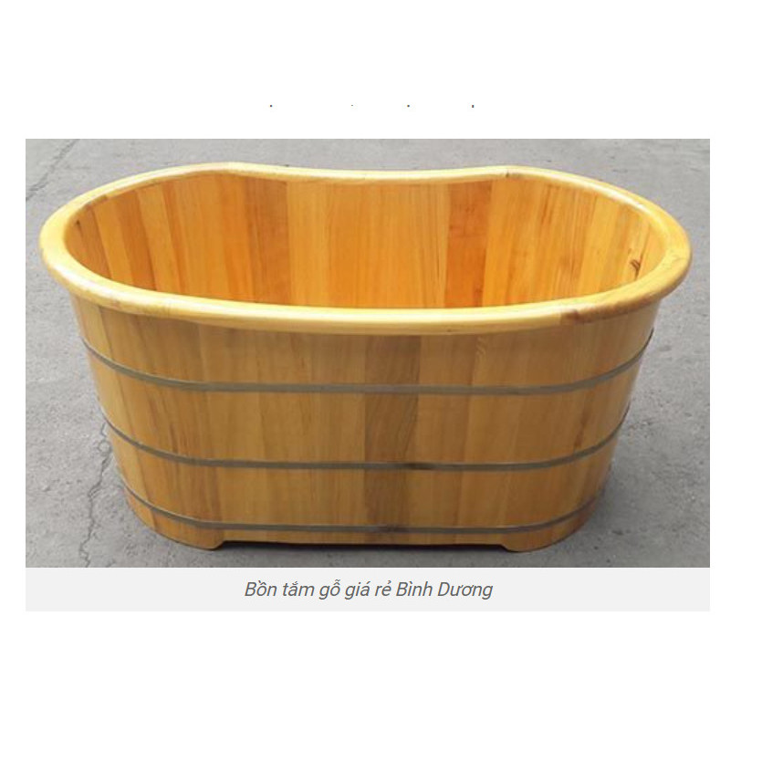 Bồn tắm gỗ