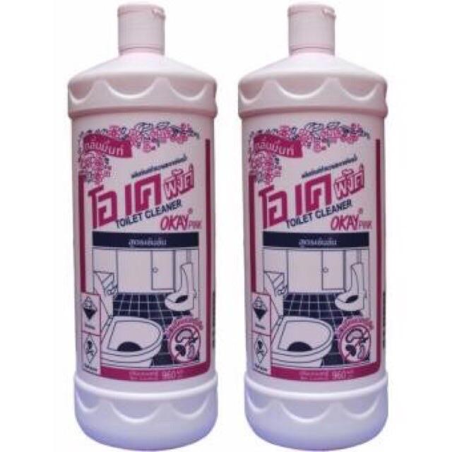 Nước tẩy bồn cầu Okay Pink 960ml-Thái lan