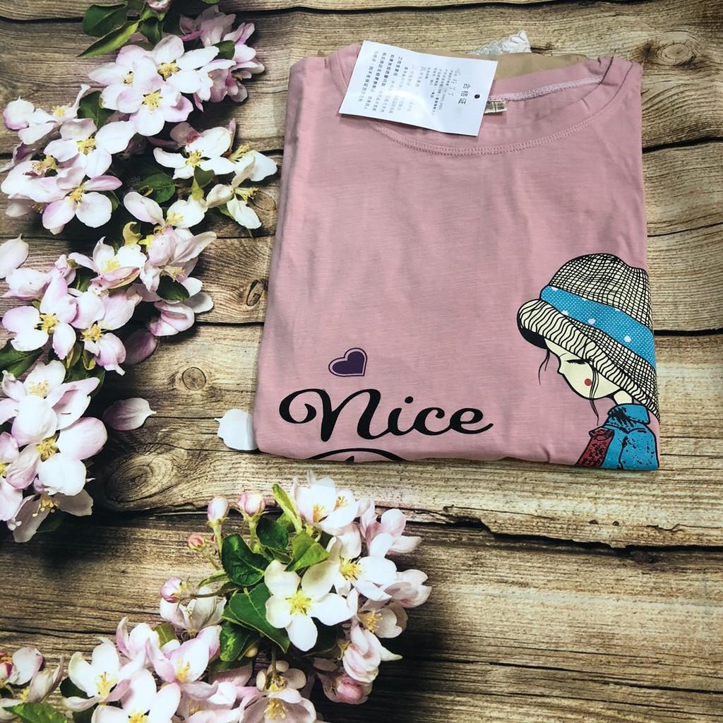 áo bầu mùa hè NICE DAY-áo bầu phối ren thời trang A21