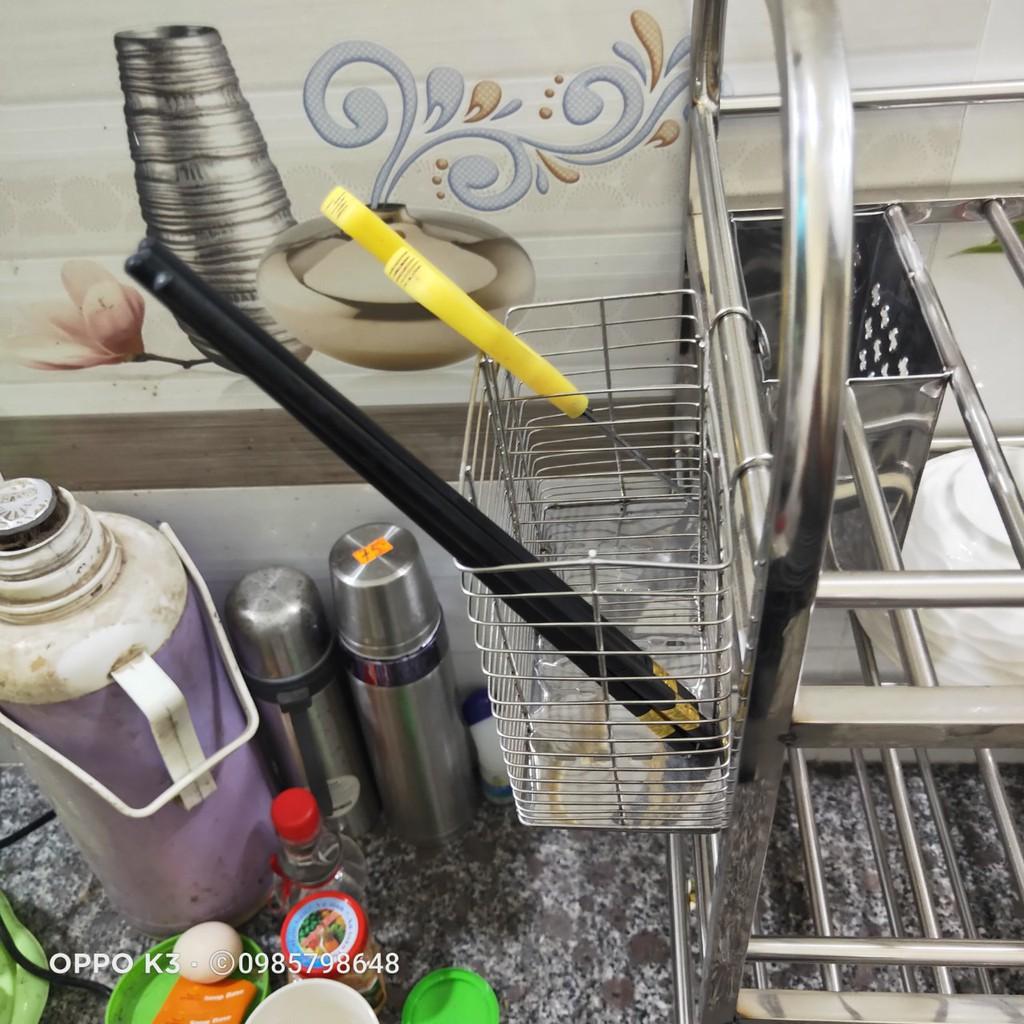 Ống đũa Inox loại 2 ngăn tiện ích