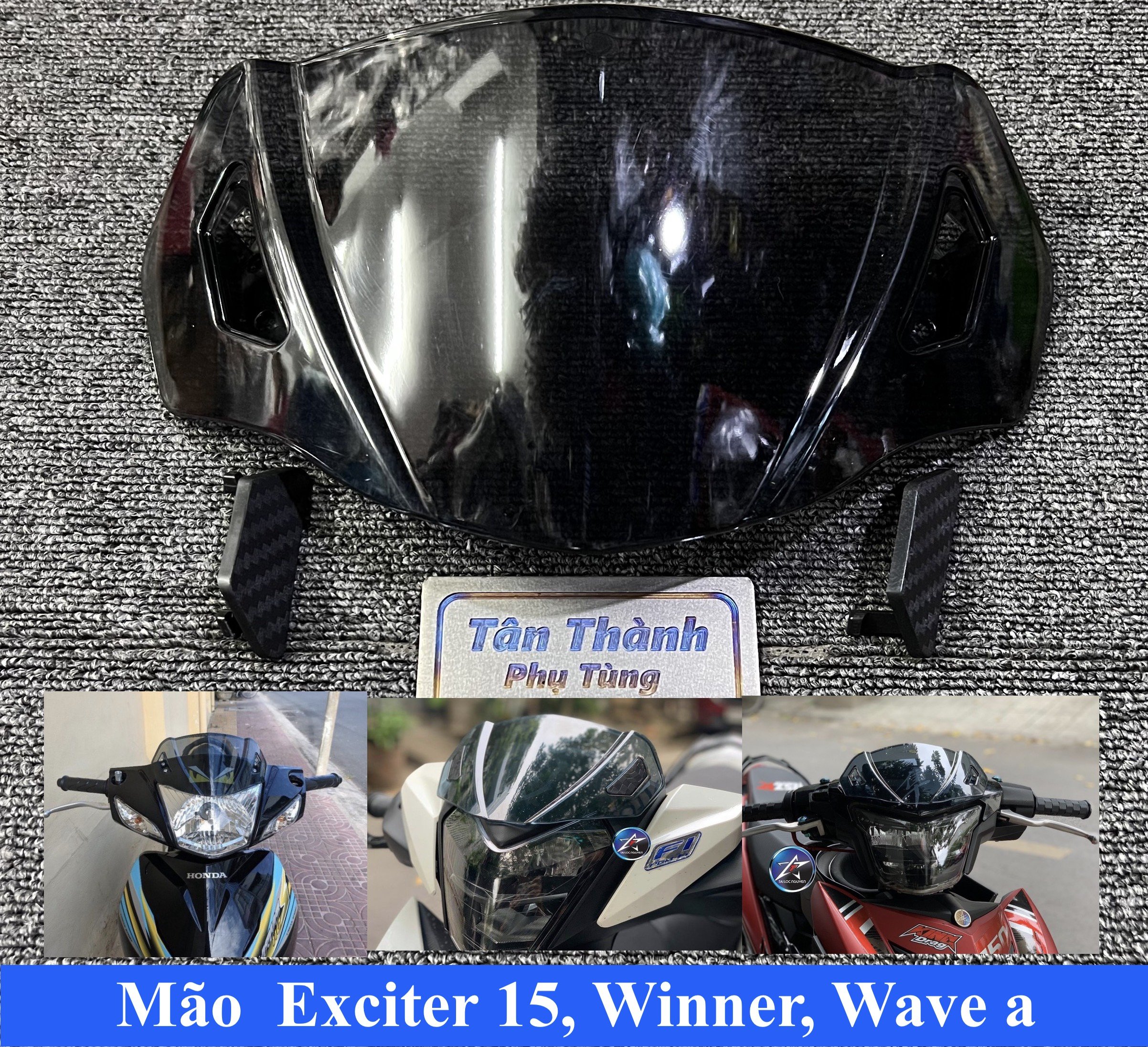 Mão chắn gió gắn dành cho Wave a , Winner, Exciter 150