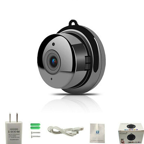 Camera WiFi V380 Mini Hành Trình 1080P WiFi Không Dây HD Quan Sát Ban Đêm IR Camera An Ninh Gia Đình Quan Sát Từ Xa Trên Điện Thoại-Tặng kèm cục nguồn sạc 5V-1A