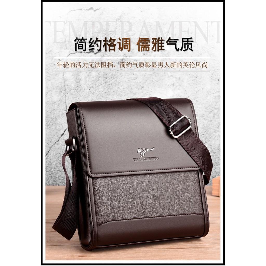 Túi đeo chéo nam da bò T53 kt: 27x23x7cm