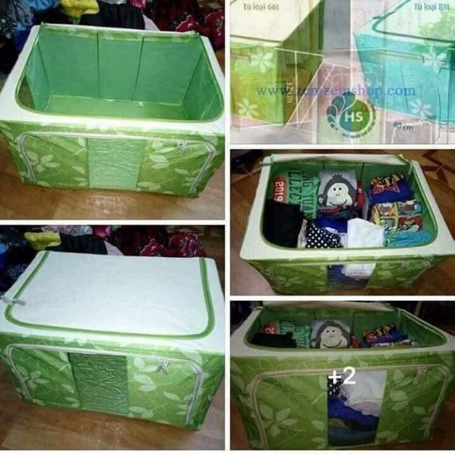 Túi đựng chăn màn có khung sắt siêu tiện dụng