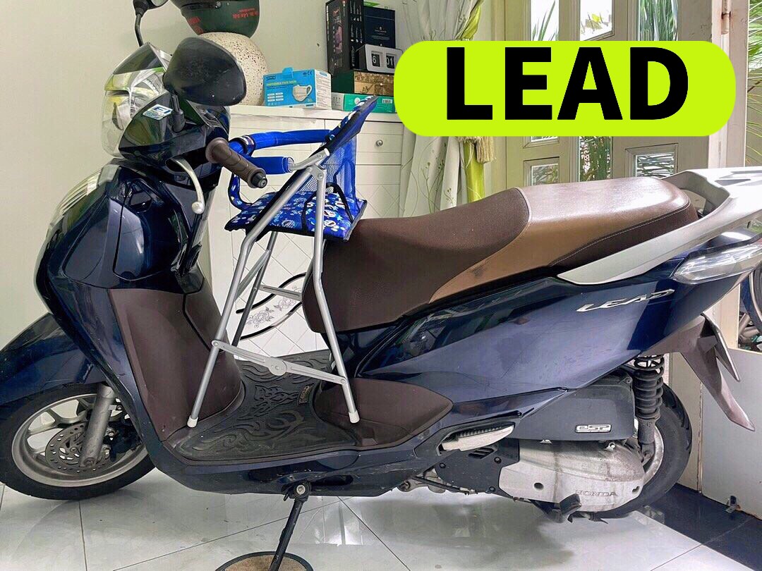 Ghế đi xe lead , scr , acruzo , shark ( hàng có sẵn ) , GHẾ GA XẾP SẮT SƠN TĨNH ĐIỆN