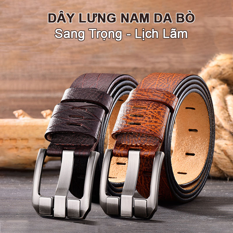 Dây nịt nam, dây thắt lưng nam da bò NIKITA - DL1516