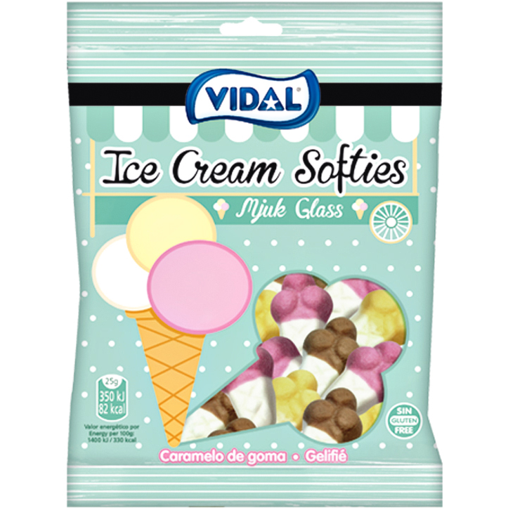 Kẹo Dẻo Hình Cây Kem Vidal (Gói 100g)