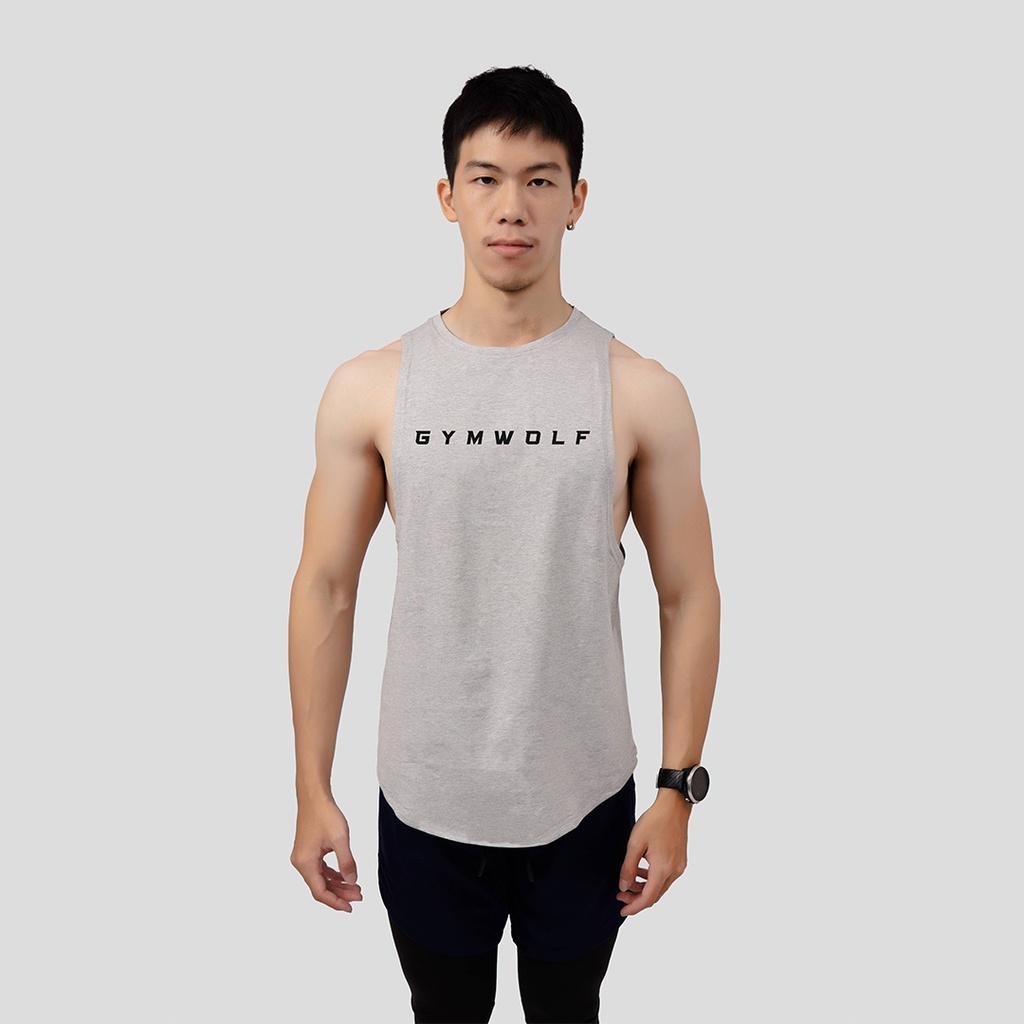 Áo Tanktop Nam GYMWOLF, Áo Ba Lỗ Tanktop Gym Form Rộng, Trẻ Trung (WOLF31)