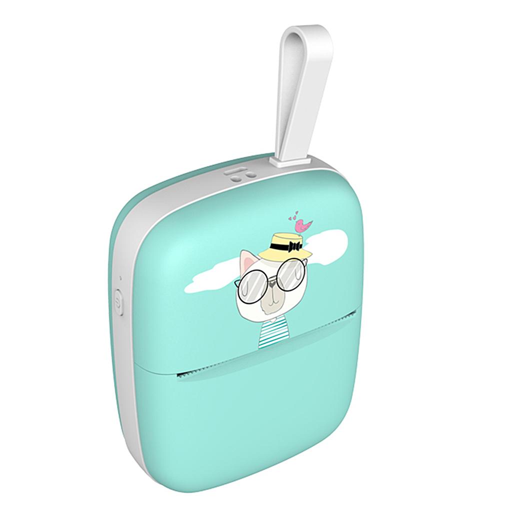 Bluetooth Printer - Mini Pocket Size Thermal Wireless Printer, Compatible with Android, Printer for Study Note, Travel Journal, Kitchen Classification