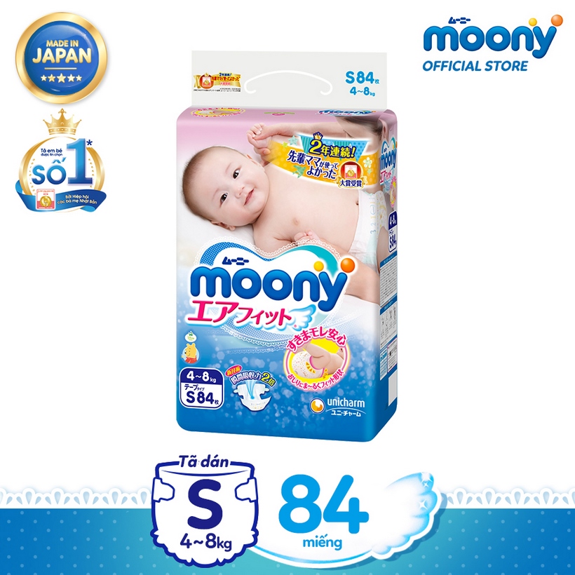 Tã dán Moony Newborn 90