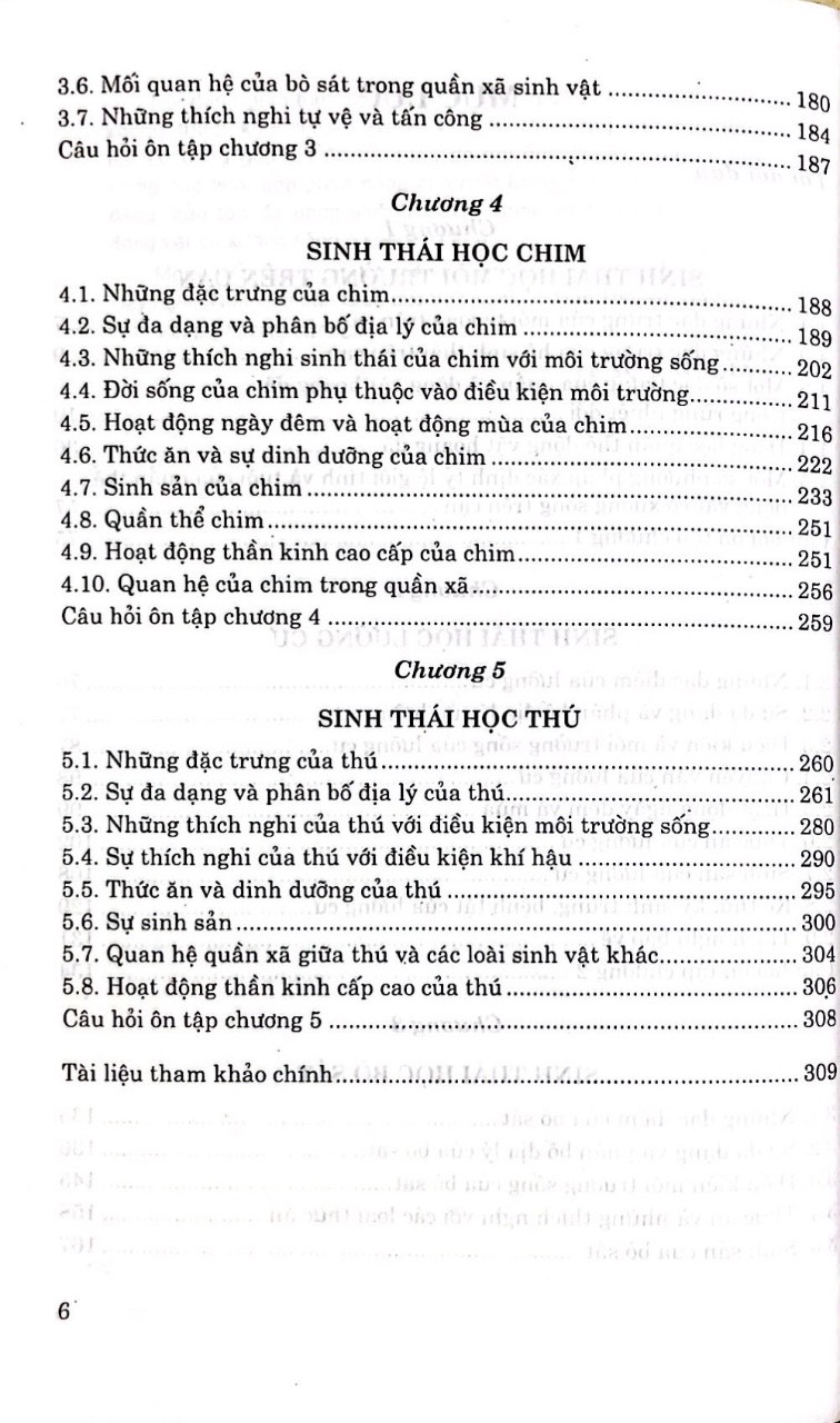 Giáo Trình Sinh Thái Học Động Vật Có Xương Sống Ở Can