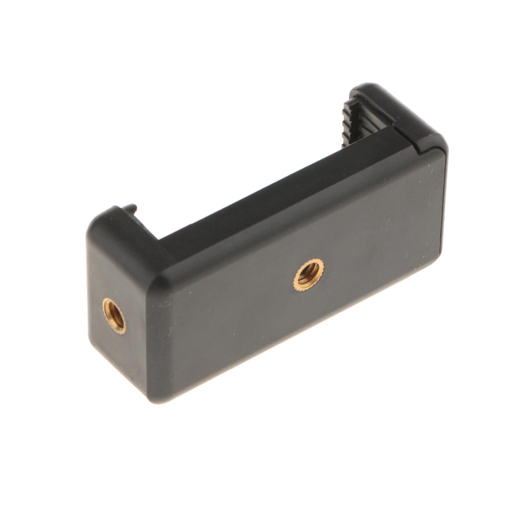 Bike Handlebar Mount Clamp Adapter With Phone Clip For Go Pro Smartphone