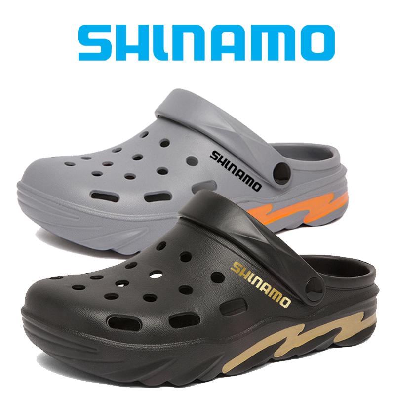 Mùa Hè 2023 Mới Thể Thao Nam Chống Trơn Trượt Câu Cá Giày Sandal Size Lớn Ngoài Trời Thường Thoáng Khí Giày Sandal Đi Biển giày Color: black 8 Shoe Size: 40