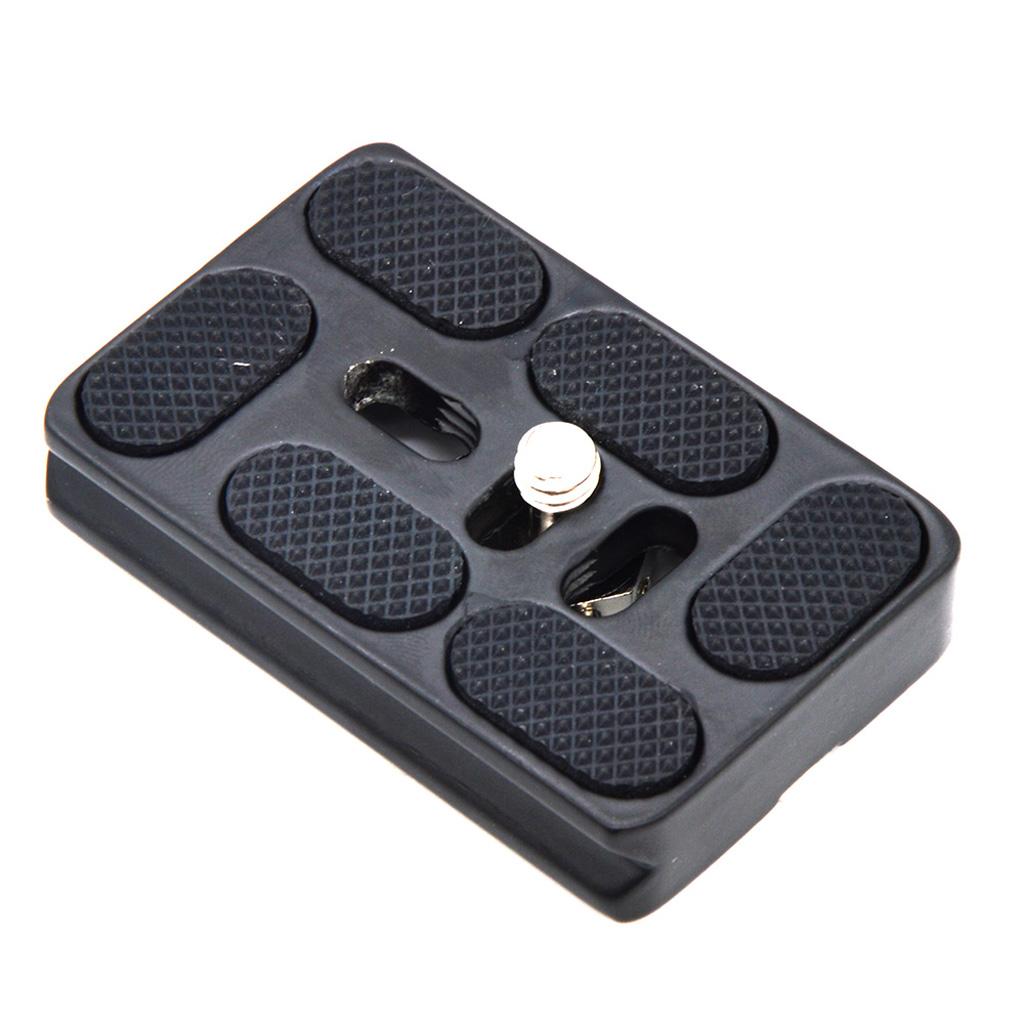 QR Quick Release Clamp Plate with 1/4 - 3/8'' Screw Adapter for Tripod Head