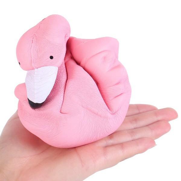 Đồ chơi bóp Squishy hình chim hồng hạc dễ thương