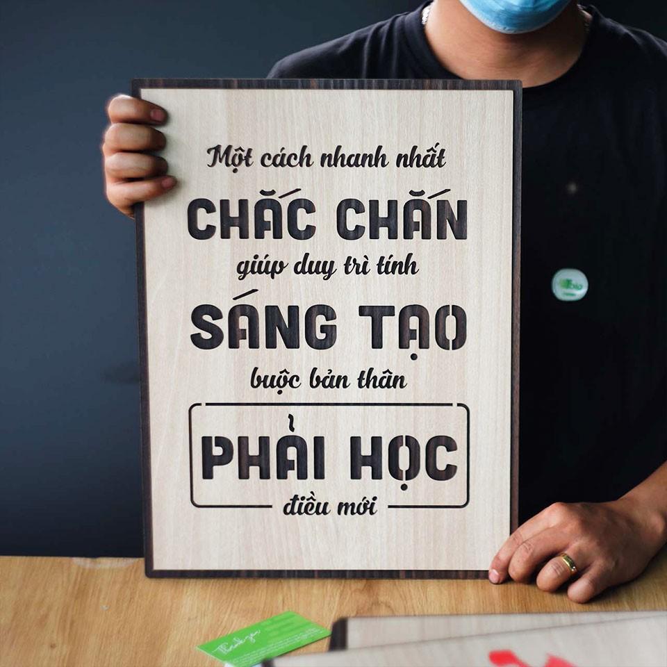 Tranh động lực trang trí văn phòng - Một cách nhanh nhất chắc chắn giúp duy trì tính sáng tạo buộc bản thân phải