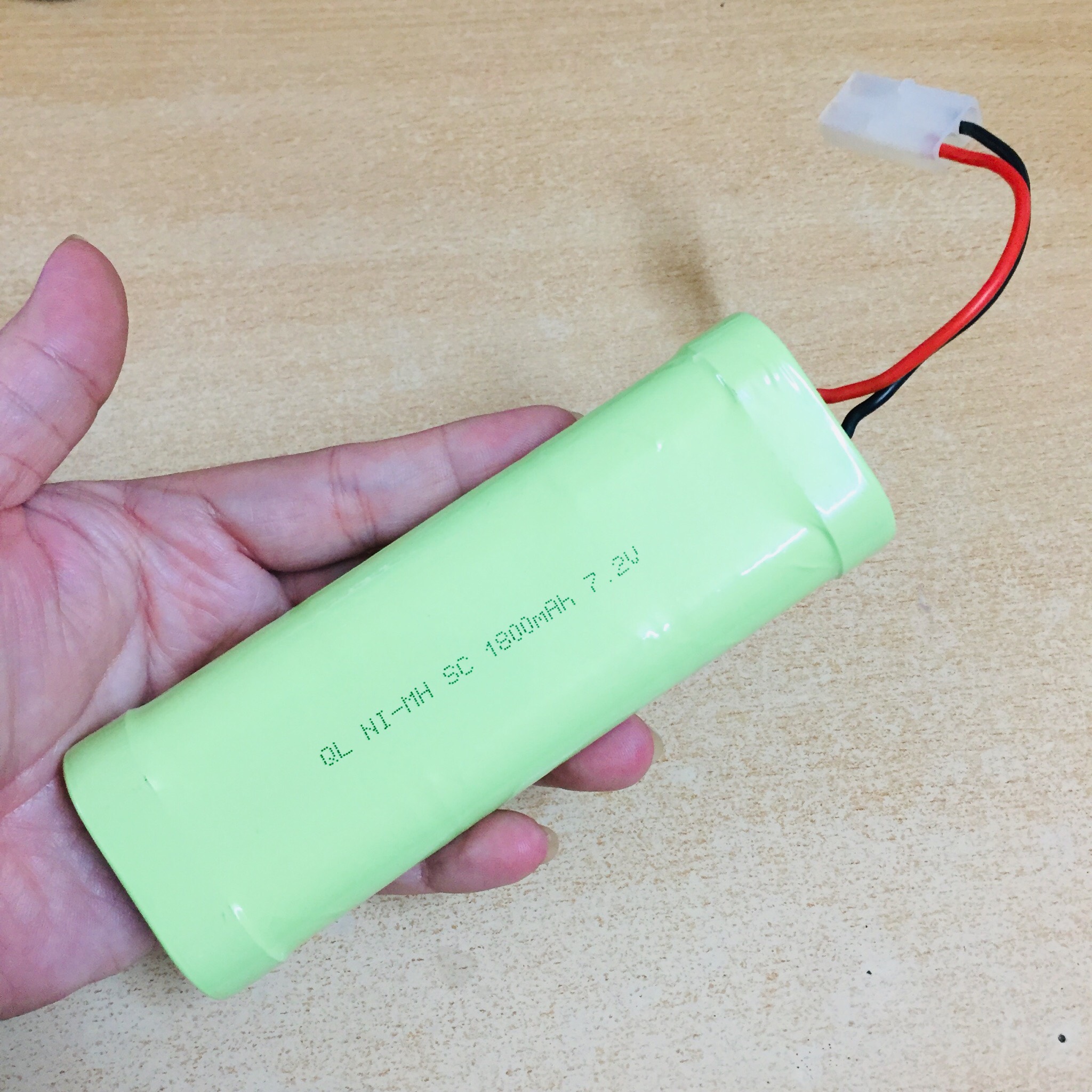 Pin sạc 7.2V dung lượng lớn 1800mAh chân cắm jack Ket 2p