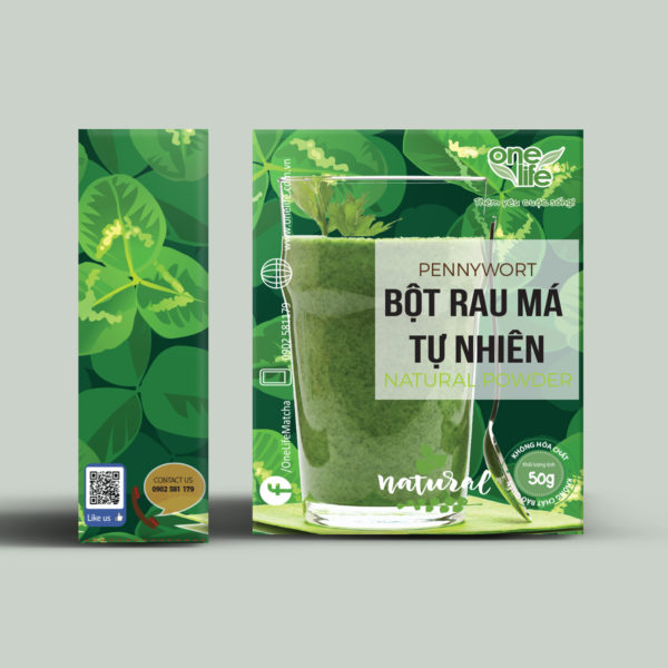 Bột Rau Má Huế Nguyên Chất OneLife (Hộp 50gr)