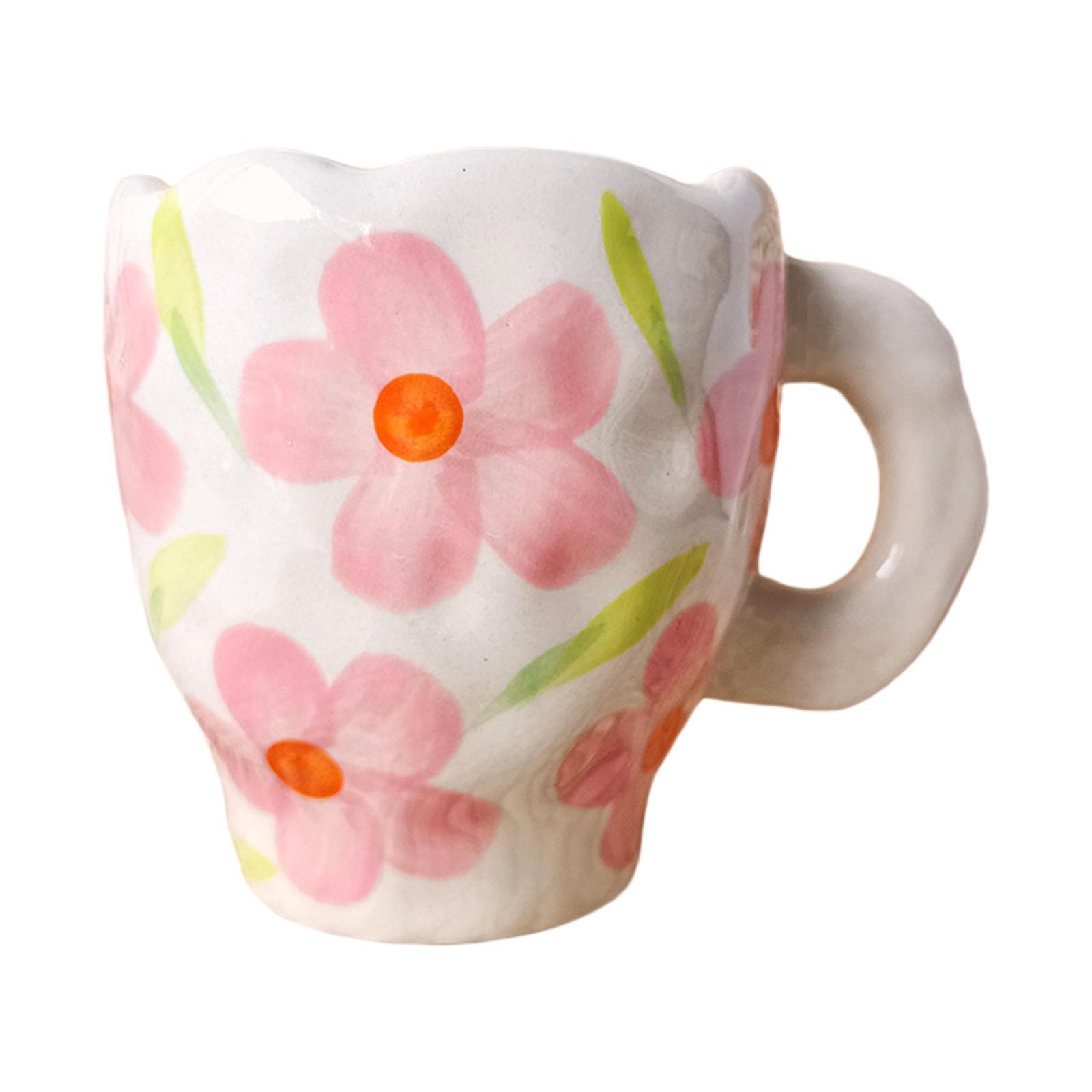 2 Pieces Ceramic Coffee Mugs Cups Breakfast Juice Milk Water Cups Gift