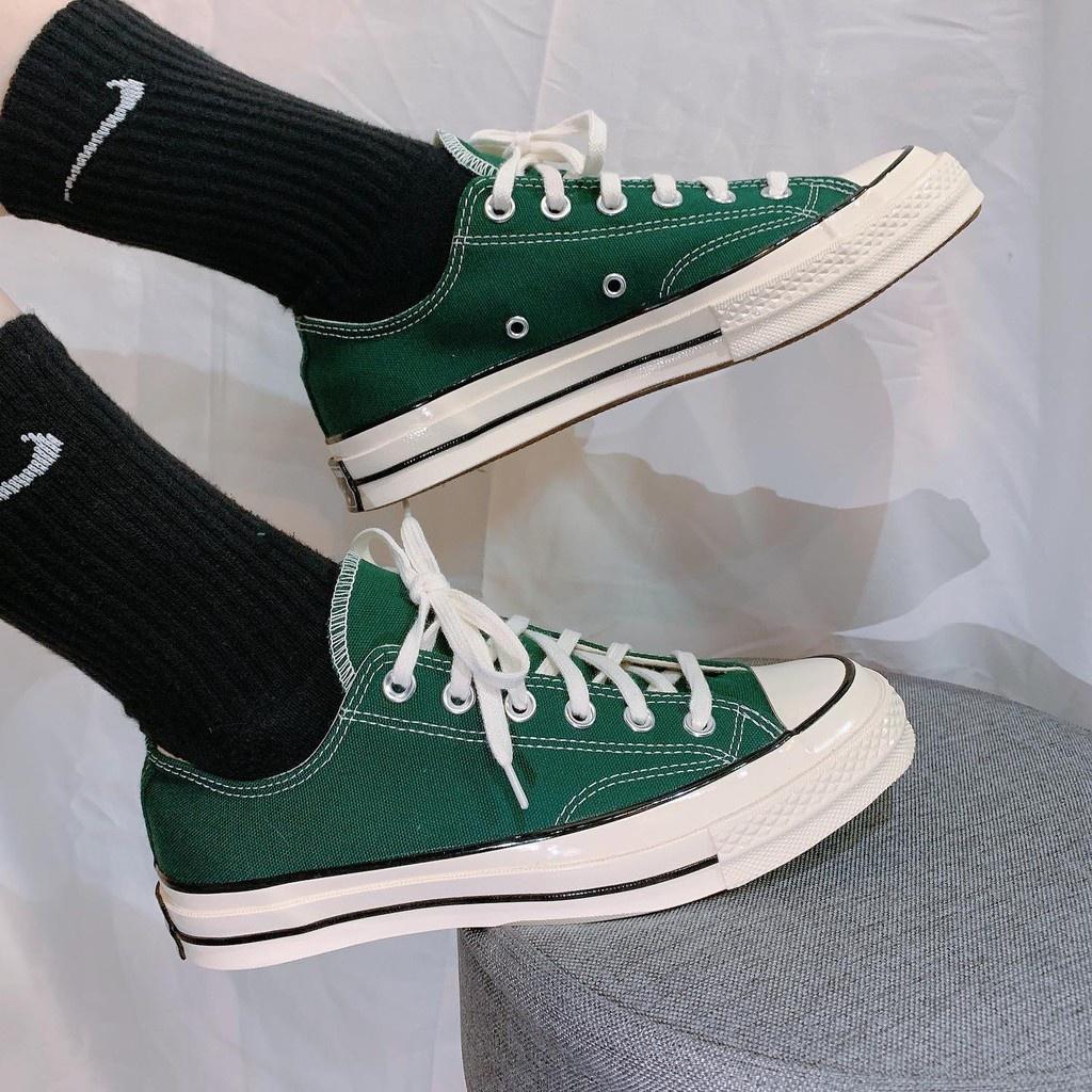 Chuck 70 Midnight Clover Green Low | Giày Converse 1970s Xanh Rêu Cổ Thấp 168513C