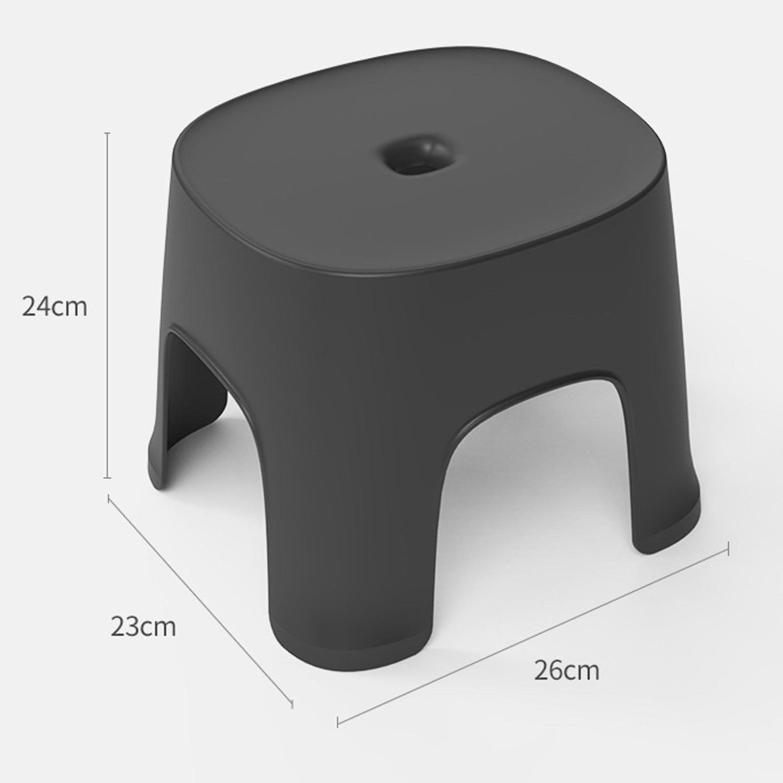 Bathroom Stool Sturdy Portable Small Stool for under Desk Living Room Office