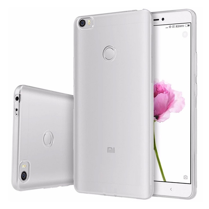 Ốp lưng dẻo silicone trong suốt dành cho Xiaomi Mi Max