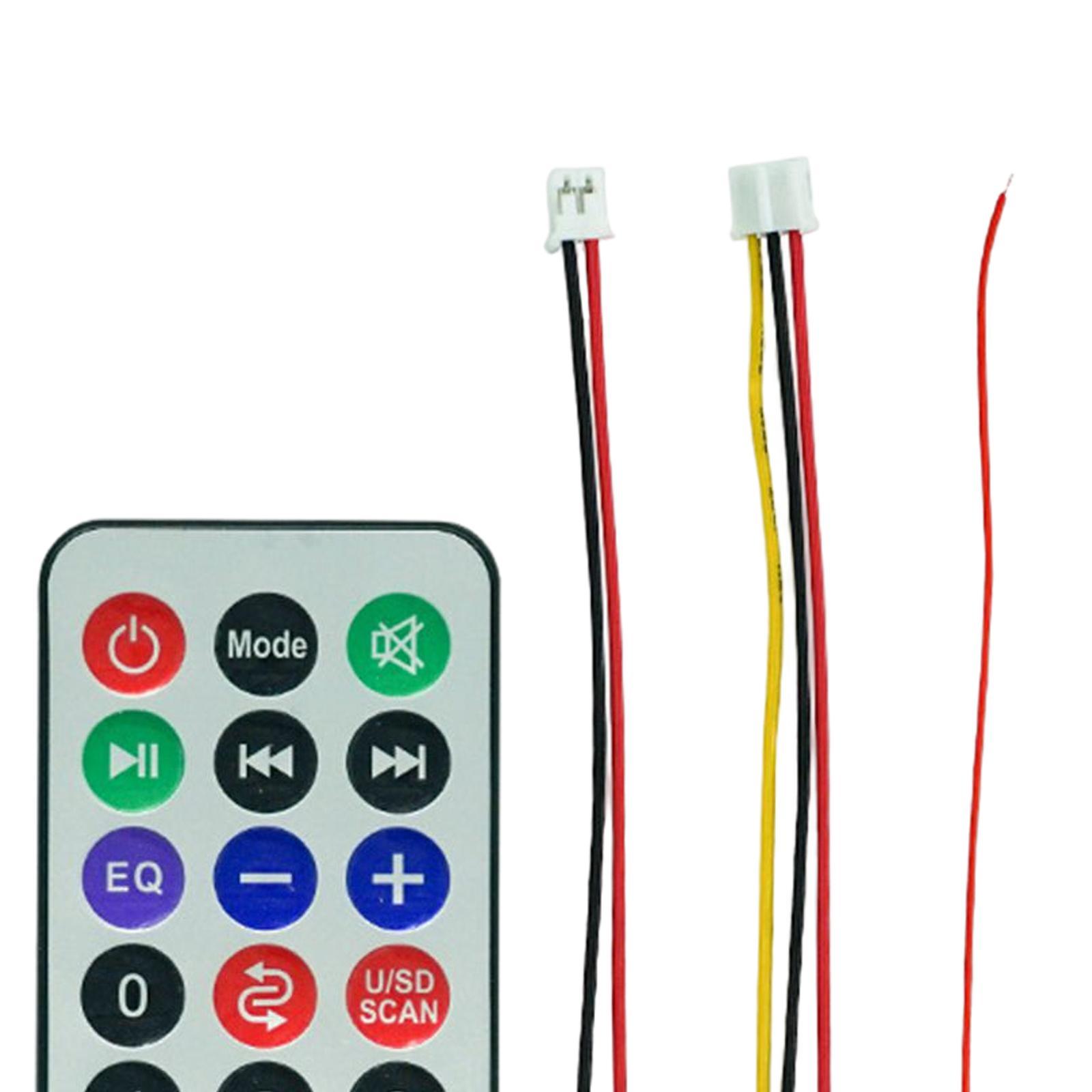 Multifunction MP3 Player Decoding Board with Remote Control 12V for Auto
