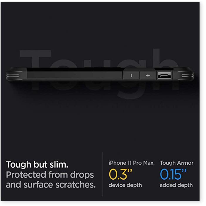Ốp lưng dành cho iPhone 11Pro/11 Pro Max Spigen Tough Armor - hàng chính hãng