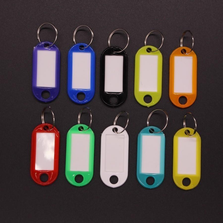 50 MÓC KHÓA THẺ GHI CHÚ HÀNH LÝ, ĐÁNH DẤU CHÌA KHÓA, THẺ TÊN NAME TAG GHI THÔNG TIN