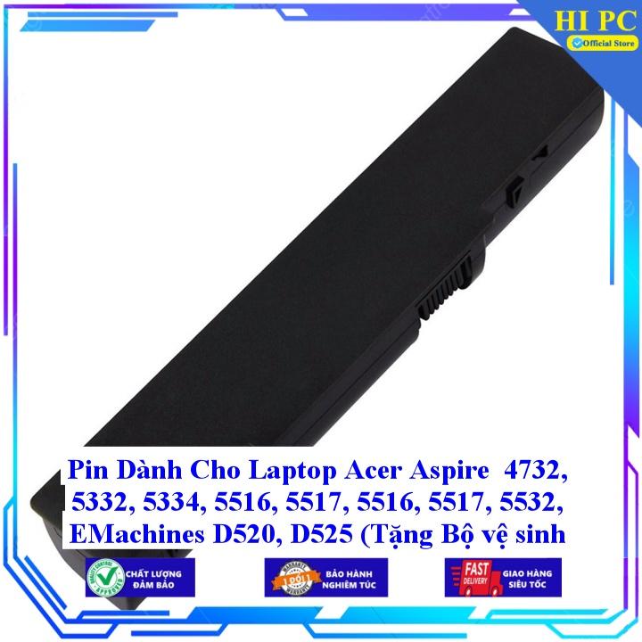 Pin Dành Cho Laptop Acer Aspire 4732 5332 5334 5516 5517 5516 5517 5532 EMachines D520 D525 - Hàng Nhập Khẩu