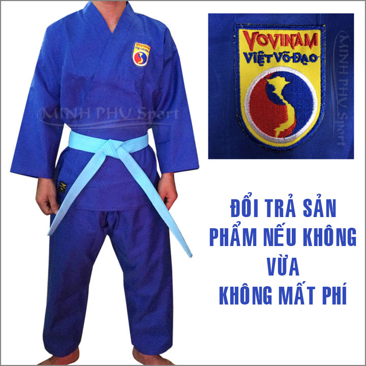 Bộ Đồ Võ phục VOVINAM Nhiều Size Kèm Đai | Quần Áo Tập Võ, Trang Phục Võ Thuật Việt | Đồng Phục Tập Võ VOVINAM