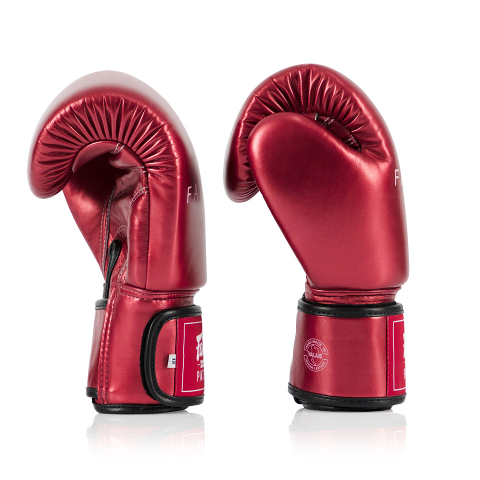 Găng tay Boxing Fairtex BGV22 Metallic- Đỏ