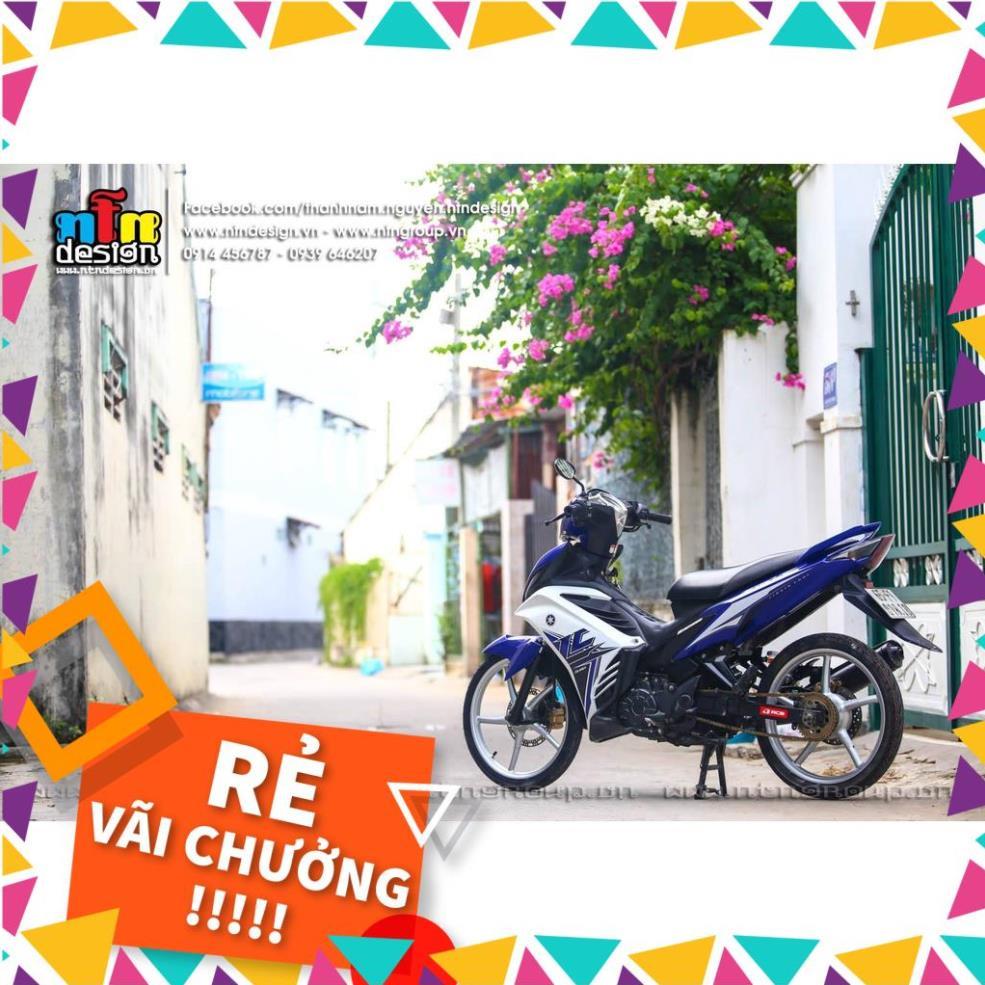 Tem Rời Exciter 135 Mẫu LC Trắng Xanh GP