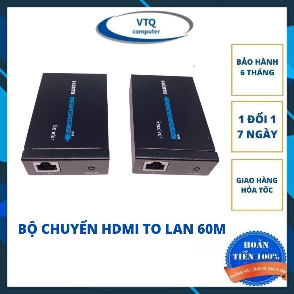 Bộ chuyển hdmi to lan 60m,Bộ kéo dài HDMI 60m qua cáp mạng LAN, HDMI to LAN 60m, HDMI Extender 60m RJ45