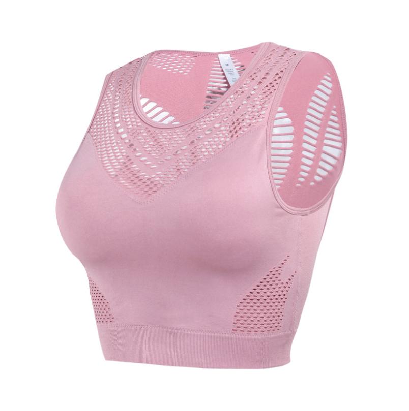 Áo bra nữ thiết kế đục lỗ thoáng mồ hôi khi tập luyện vận động