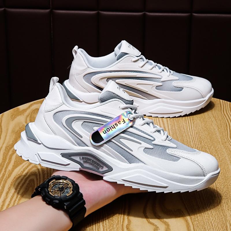 Giày Sneaker Nam Đế Cao Su Non, Giày Nam trend - Tăng Chiều Cao Tự Nhiên