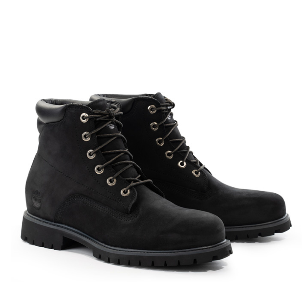 Giày Boot Nam Cổ Cao Timberland 6 inch Basic Alburn Boot WP BlackNubuck TB06939R01