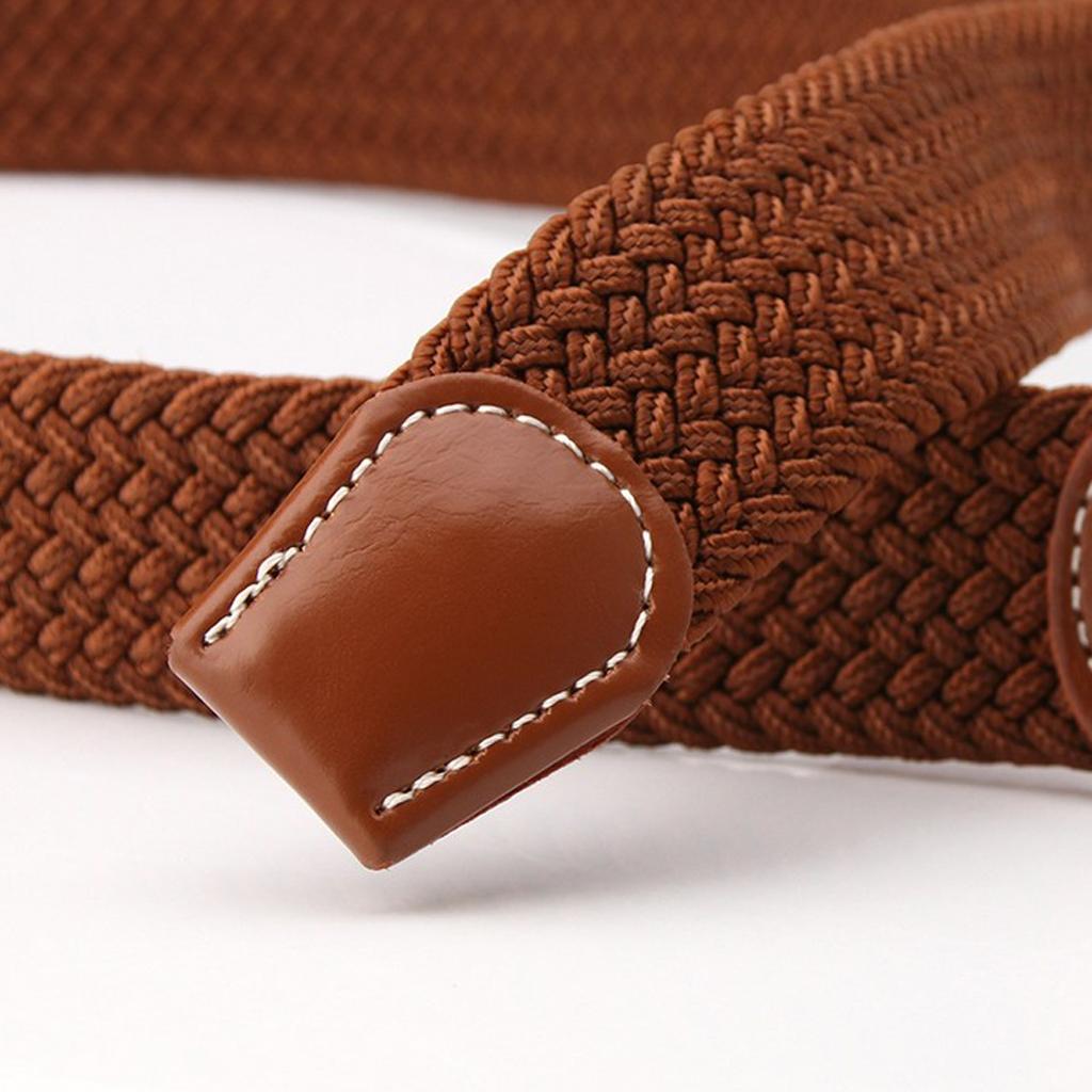 2 Pieces Men Women Knitted Canvas Belt Webbing Belt Sports Waistband Strap